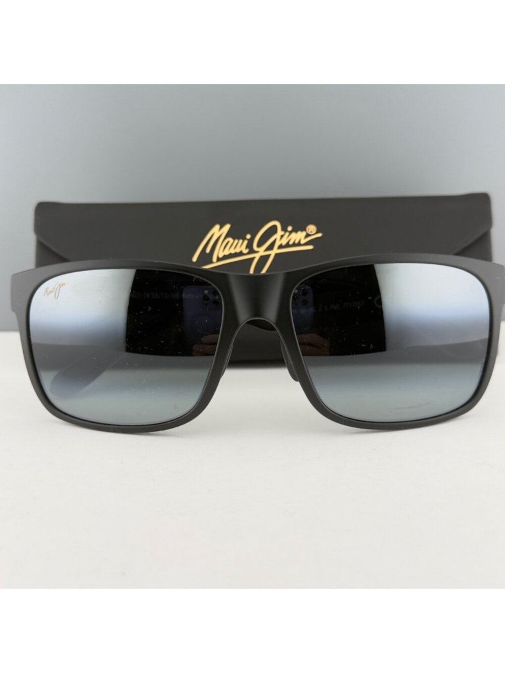 Maui Jim Red Sands MJ432-2M Sunglasses Matte Black Neutral Grey 59 17 140